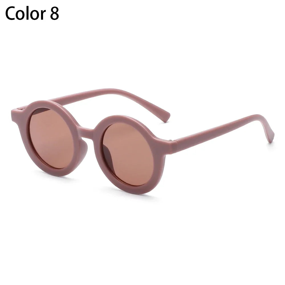 UV 400 Protection Kids Sunglasses round Frame Toddler Sunglasses Beach Protection Glasses Eyewear for Children Sun Glasses