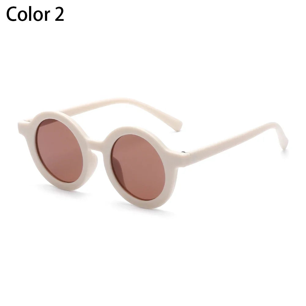 UV 400 Protection Kids Sunglasses round Frame Toddler Sunglasses Beach Protection Glasses Eyewear for Children Sun Glasses