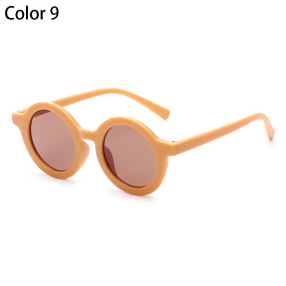 UV 400 Protection Kids Sunglasses round Frame Toddler Sunglasses Beach Protection Glasses Eyewear for Children Sun Glasses
